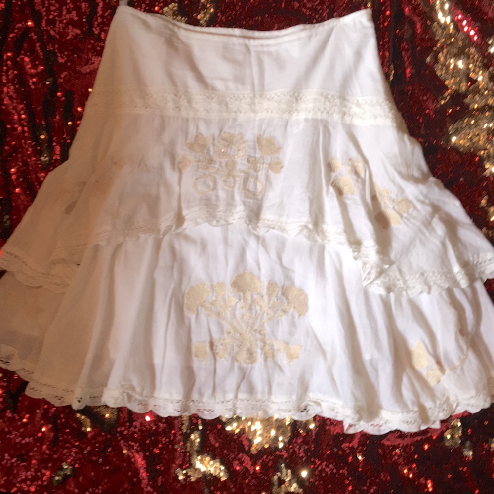 Miss Me Floral Detail Skirt